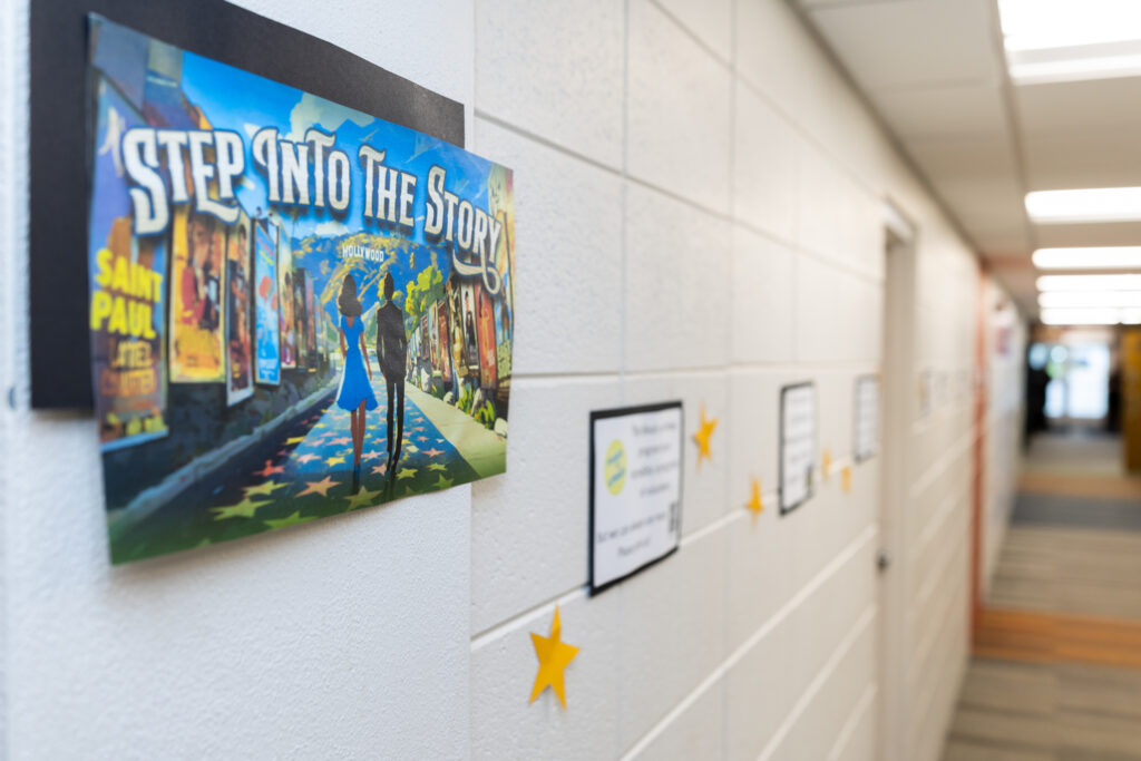 Step into the Story display in Merrick’s hallway for UpLift 2026