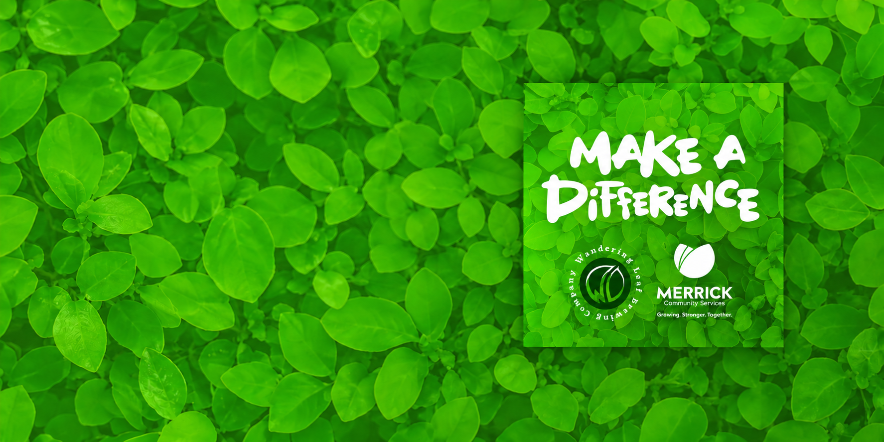 Make a Difference — Wandering Leaf Brewing Company and Merrick Community Services